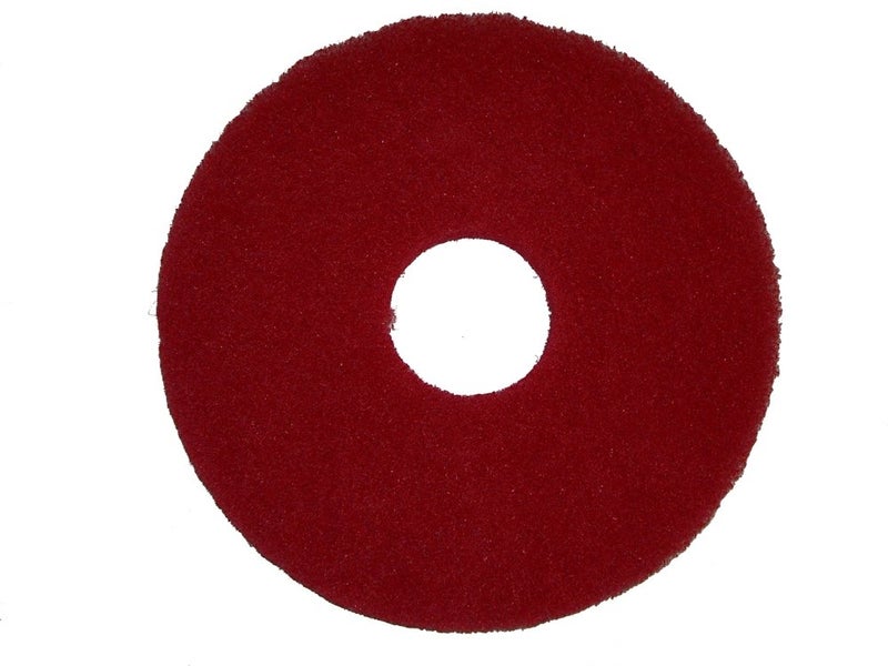 Commercial - 437.055 437055 Polish Orbiter Pad, 12" Diameter, For ORB550MC Orbiter Floor Machine, Red