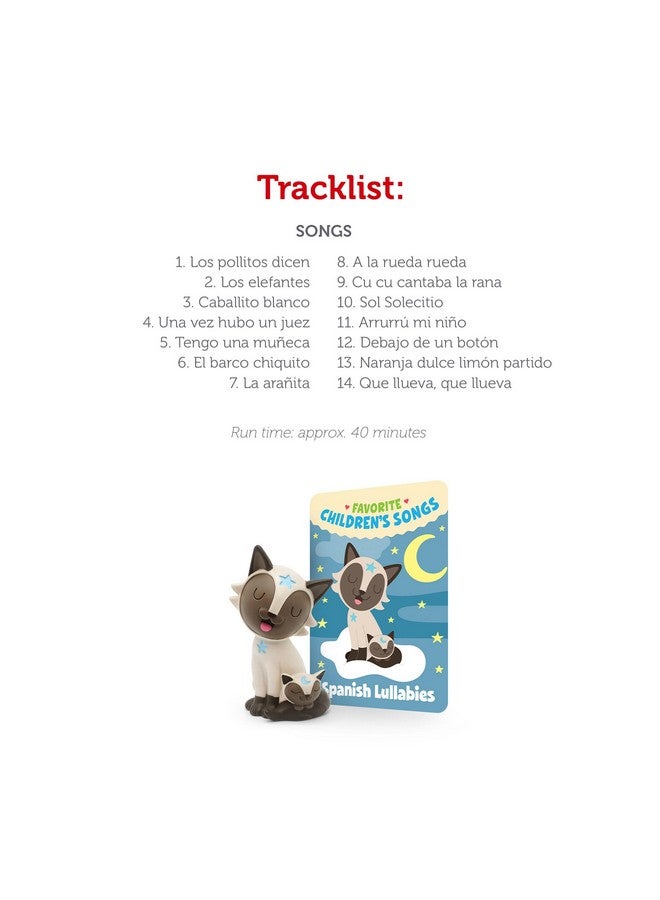 Tonies Spanish Lullabies Audio Toy Figurine - Image 4