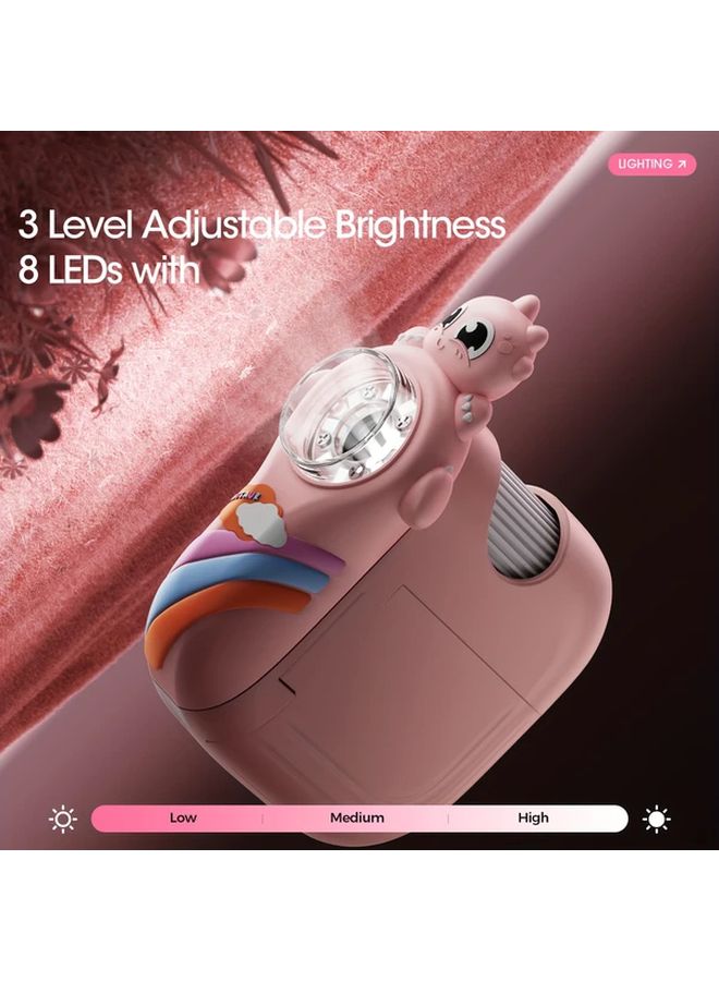 Rivgot USB Microscope 2 Inch HD Screen Rechargeable Digital Microscope Purple For Kids Science - Image 3