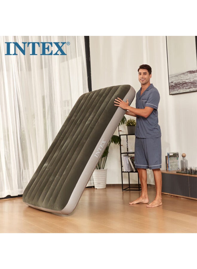 Intex Inflatable Mattress, Floor Sleeping Air Bed, Nap Air Bed, Single Extra-large Folding Bed, Outdoor 64107 Car Bed - Image 1