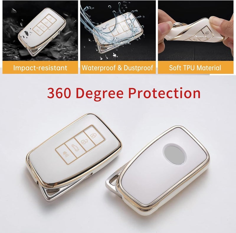 Gematay غطاء مفتاح متوافق مع لكزس A - Image 4