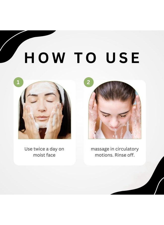 Aroma Treasures Activated Charcoal Detox Face Wash For Glowing Skin, Healthy And Radiant Complexion, Pollution Clear Face Wash Enhanced With Aloe Vera, Glycolic Acid, Lotus, Brahmi, Chamomile - 100Ml  - Image 4