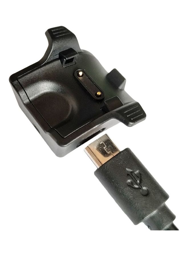 مشبك شاحن USB بديل لساعة هواوي هونر باند 3 برو/4/5/B19 أسود - Image 1