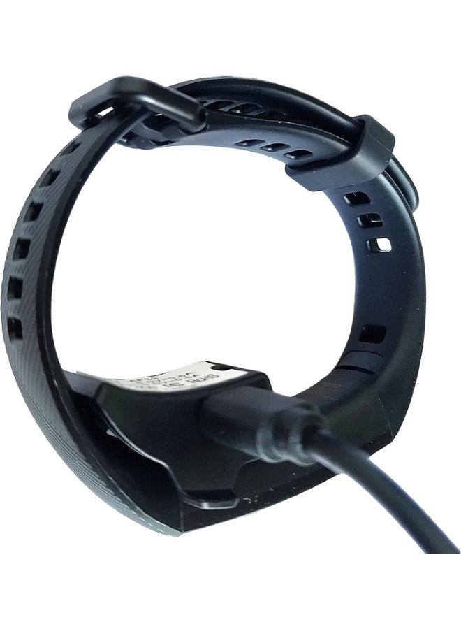 مشبك شاحن USB بديل لساعة هواوي هونر باند 3 برو/4/5/B19 أسود - Image 3