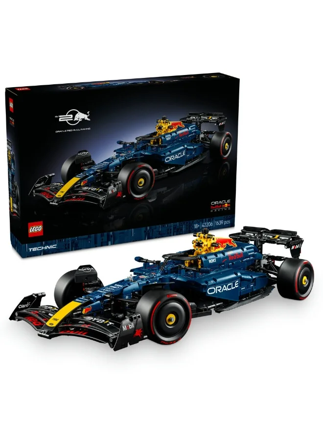 ليغو مجموعة نموذج سيارة Oracle Red Bull Racing RB20 F1 من ليغو® Technic للبالغين، ابنوا سيارتكم 42206