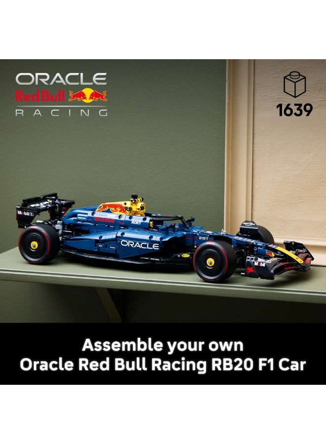 LEGO Technic Oracle Red Bull Racing Rb20 F1 Car Model 42206 1639Pcs
