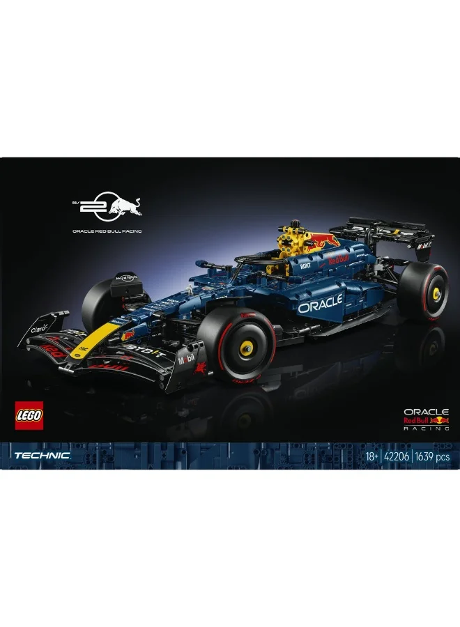 ليغو مجموعة نموذج سيارة Oracle Red Bull Racing RB20 F1 من ليغو® Technic للبالغين، ابنوا سيارتكم 42206