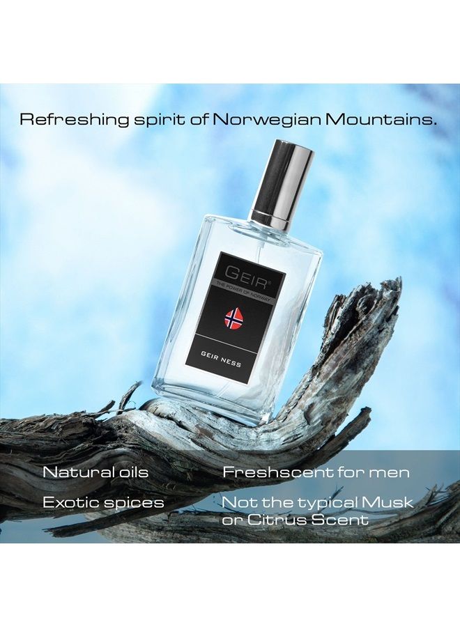 Geir Ness رذاذ عطر جير للرجال - رائحة منعشة وباردة تدوم طويلاً - Image 5
