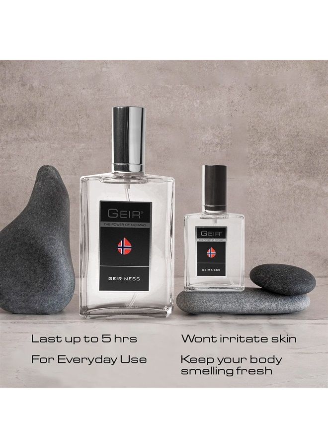 Geir Ness رذاذ عطر جير للرجال - رائحة منعشة وباردة تدوم طويلاً - Image 3