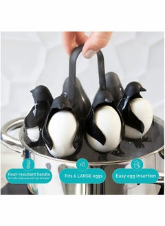 Generic Penguin Egg Cooker - 3-in-1 Boil, Store and Serve Egg Holder for Soft or Hard Boiled Eggs - lovely Kitchen Gadget for Egg Lovers  - Image 3
