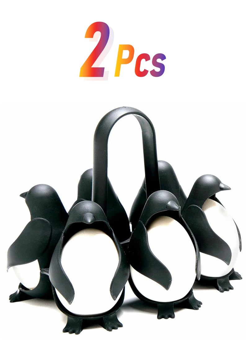Generic - Penguin Egg Cooker - 3-in-1 Boil, Store and Serve Egg Holder for Soft or Hard Boiled Eggs - lovely Kitchen Gadget for Egg Lovers - Image 1