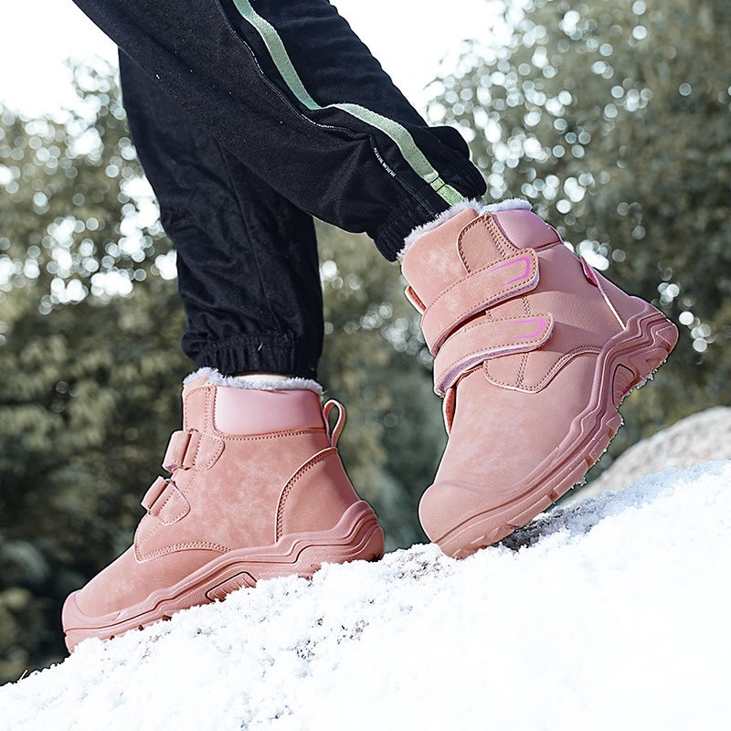 Children'S Sneaker 2023 Autumn New Children'S Shoes Medium And Large Children'S Rotating Button Hiking Shoes Waterproof Non-Slip Boys' Shoes - Image 5