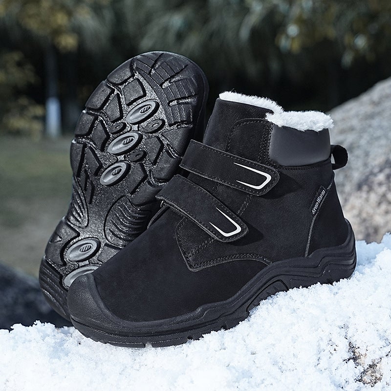 Children'S Sneaker 2023 Autumn New Children'S Shoes Medium And Large Children'S Rotating Button Hiking Shoes Waterproof Non-Slip Boys' Shoes - Image 1