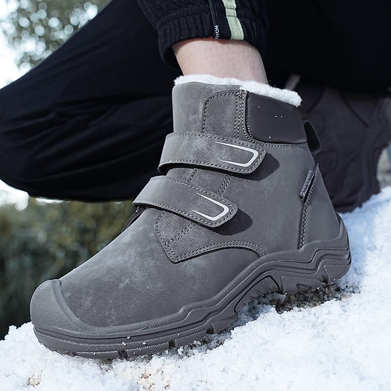 Children'S Sneaker 2023 Autumn New Children'S Shoes Medium And Large Children'S Rotating Button Hiking Shoes Waterproof Non-Slip Boys' Shoes - Image 2