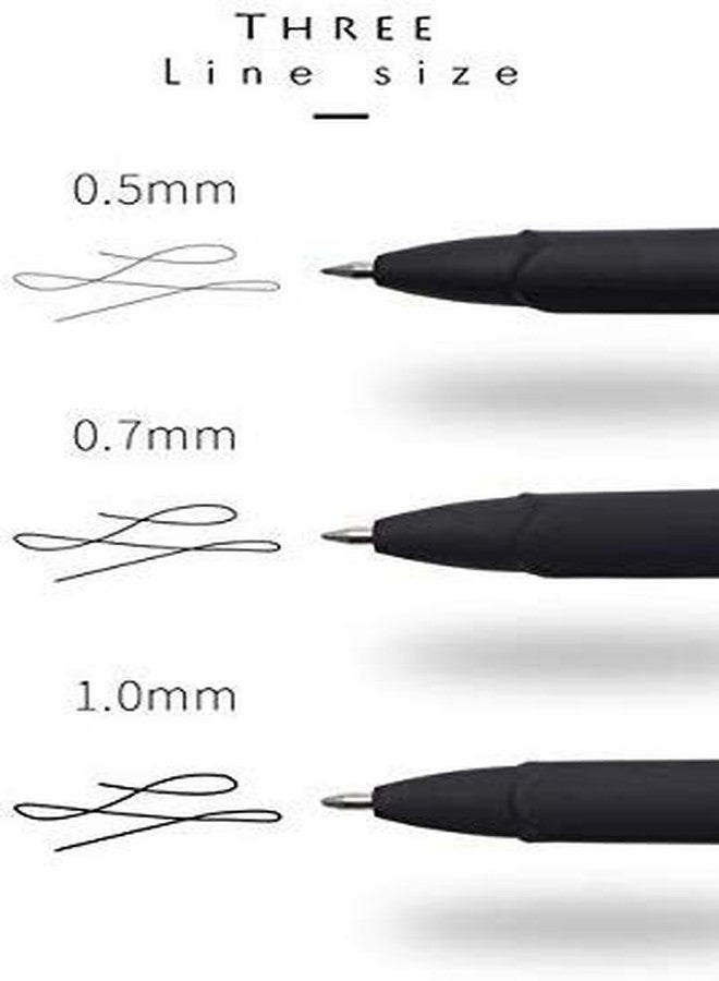Baoke 1.00mm Smooth Gel Pen (2 BLUE Pen + 2 BLUE Refill) - Image 5