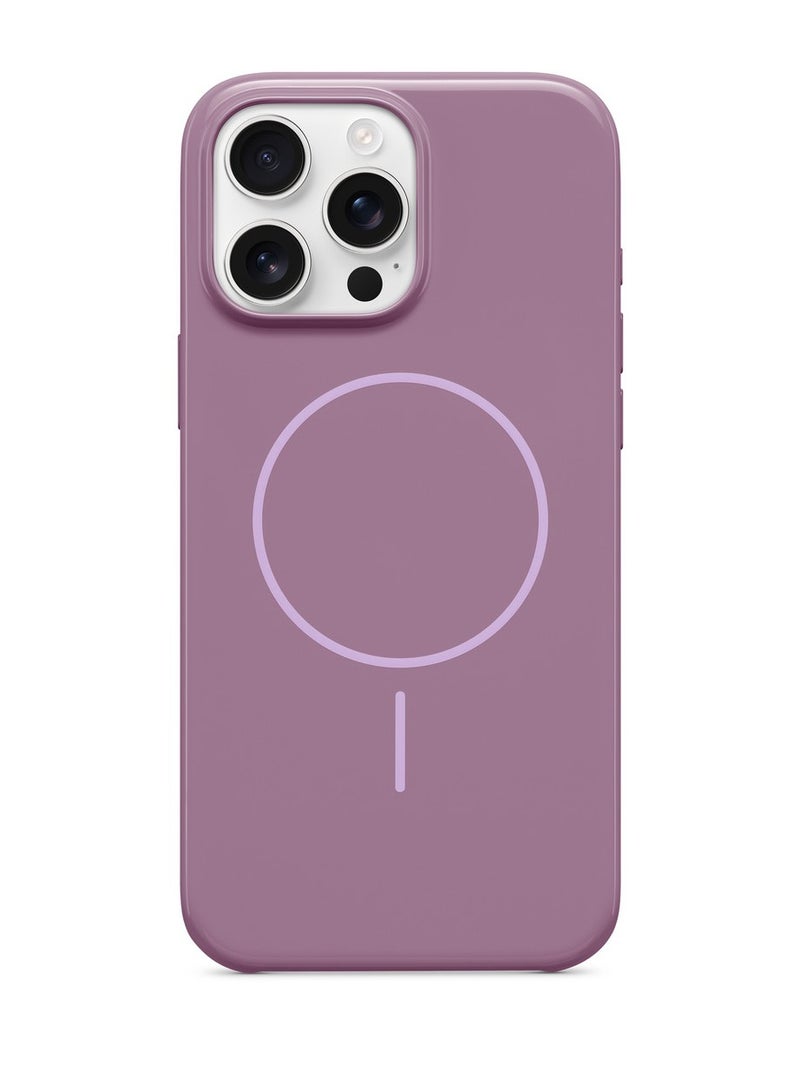 iPhone 16 Pro Max Case - Magsafe, Scratch-Resistant Protective Cover, Slim Fit, Microfiber Lining - Sunset Purple - Image 1