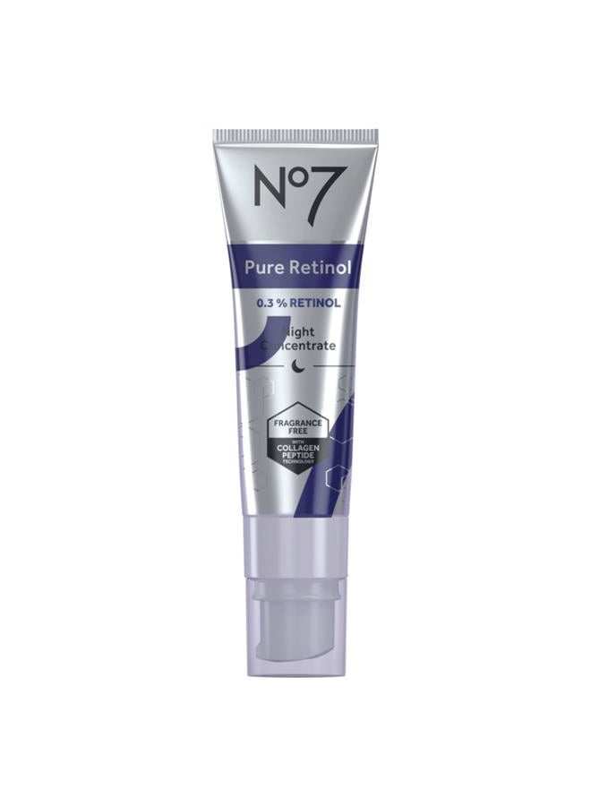 No7 No 7 Advanced Retinol 1.5% Complex Night Concentrate Full Size 30mL - Image 1