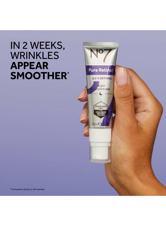 No7 No 7 Advanced Retinol 1.5% Complex Night Concentrate Full Size 30mL - Image 4