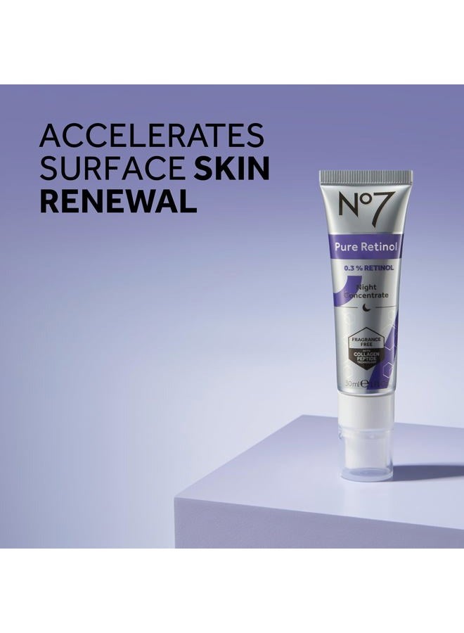 No7 No 7 Advanced Retinol 1.5% Complex Night Concentrate Full Size 30mL - Image 2