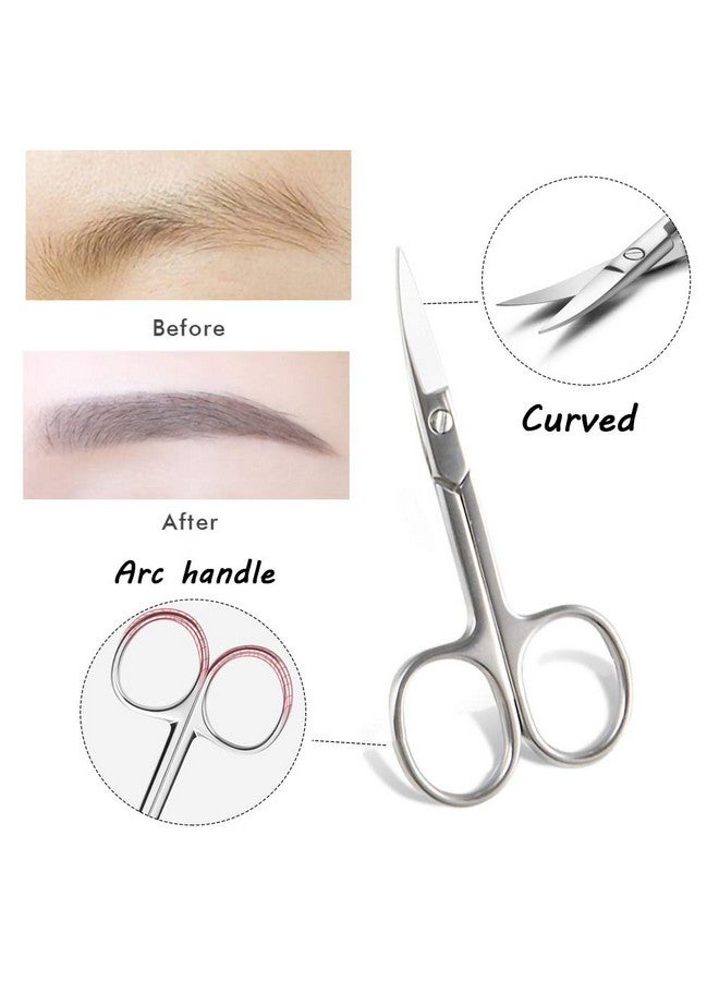 HiMo Eyebrow Trimmer Kit, 6 in 1 Eyebrow Scissors, Tweezer, Eyebrow Razor, Shaping Scissors & Brush for Women - Image 5