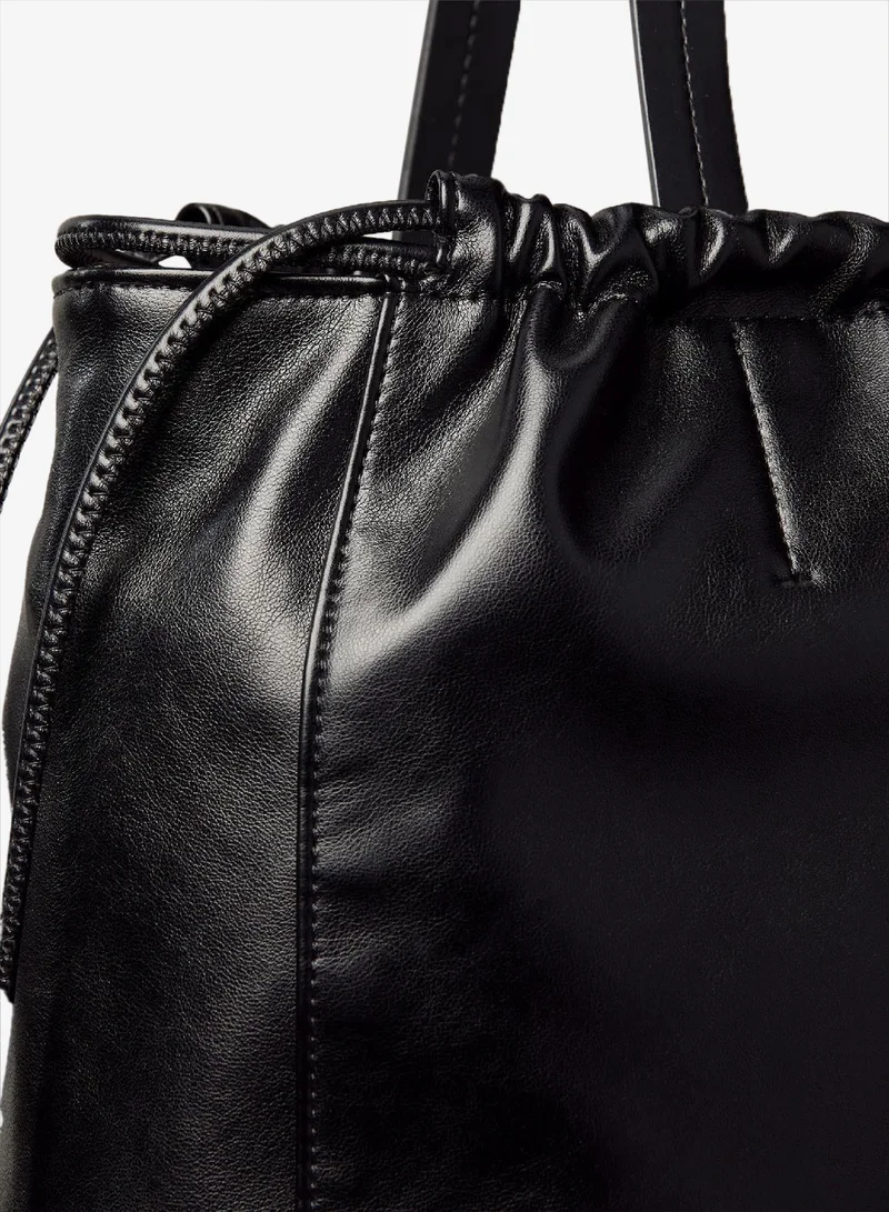 Calvin Klein Black Large Bucket Bag for Women | Best Price UAE