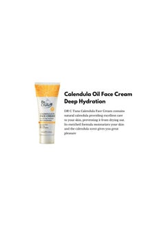 FARMASI Dr. C. Tuna Calendula Oil Face Cream Deep Hydration And Soothing For Acne Rashes Burns Scrapes And Wounds Reduces Redness & Irritation Youthful & Healthy Looking Skin 1.7 Fl. Oz  - Image 4