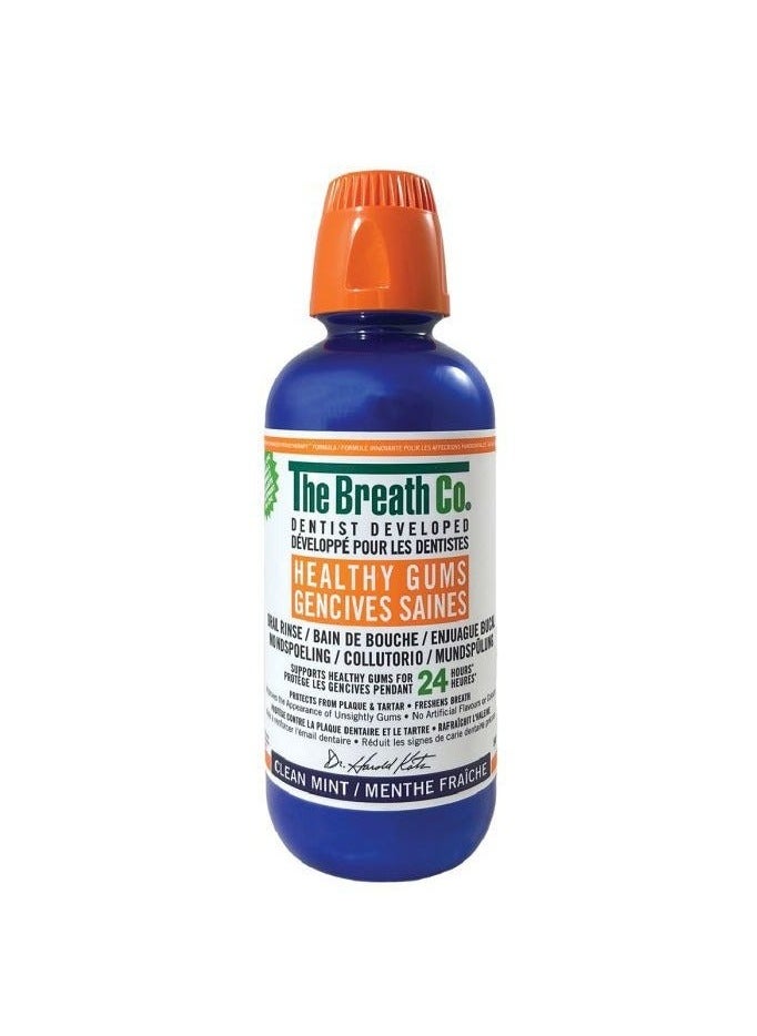 TheraBreath Clean Mint Flavour Healthy Gums Oral Rinse  - Image 1