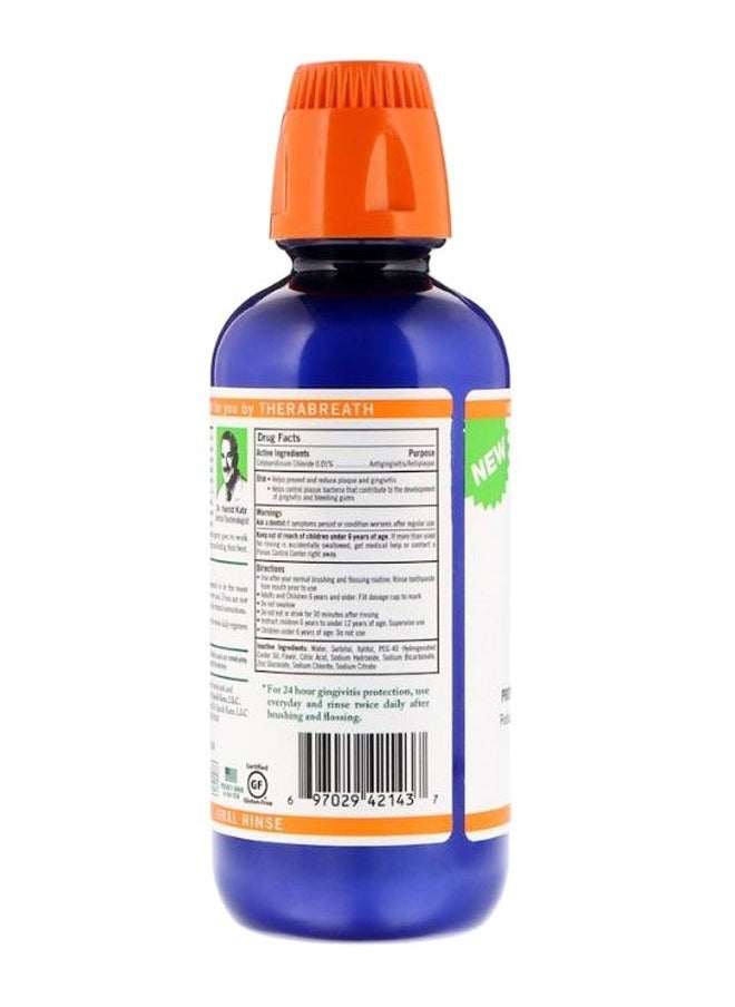 TheraBreath Clean Mint Flavour Healthy Gums Oral Rinse  - Image 3
