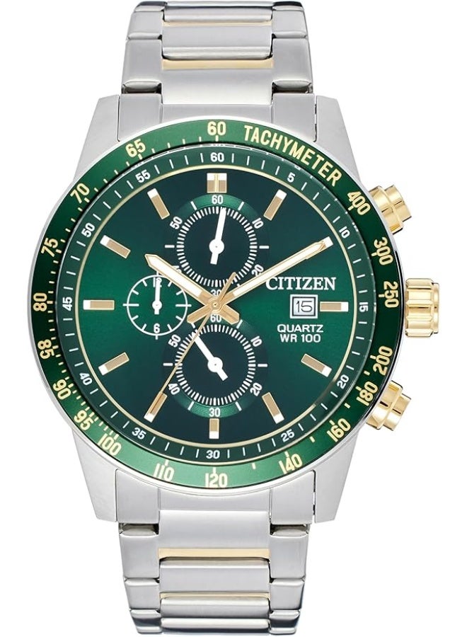 ساعة يد من ستانلس ستيل كرونوغراف AN3689-55X