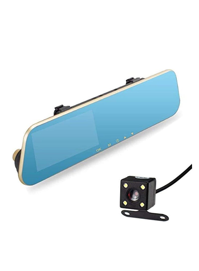 Modern Touch Mirror Car Camera 1080P Full HD with Dual Front and Rear Recording, Night Vision, and Parking Assistance - MT BEST BUY - Image 1