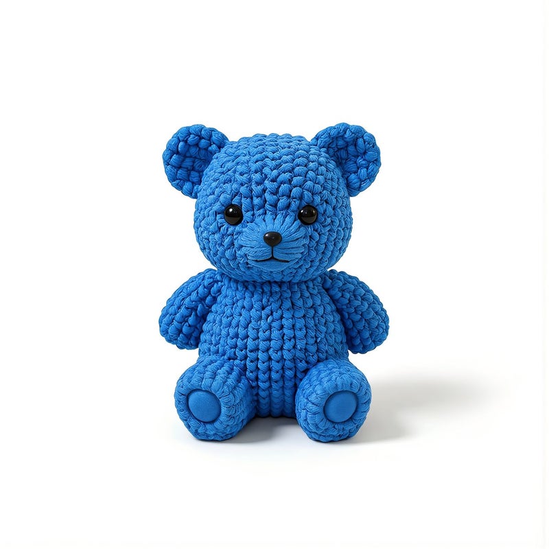 Precision Molded Mini Bear Figurine No Fading High Durability Handmade Craft Supply - Image 5