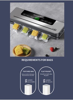 Magic Park Vacuum Sealer Machine, Vacuum Food Sealer Machine with 30 Vacuum Bags Automatic Food Sealer for Food  - Image 3