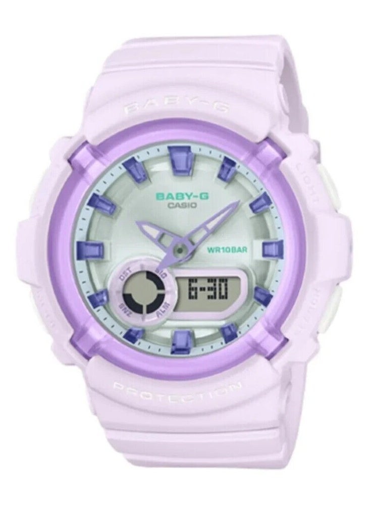 CASIO - Casio Baby-G Analog-Digital Purple Women Watch BGA-280SW-6ADR - Image 1