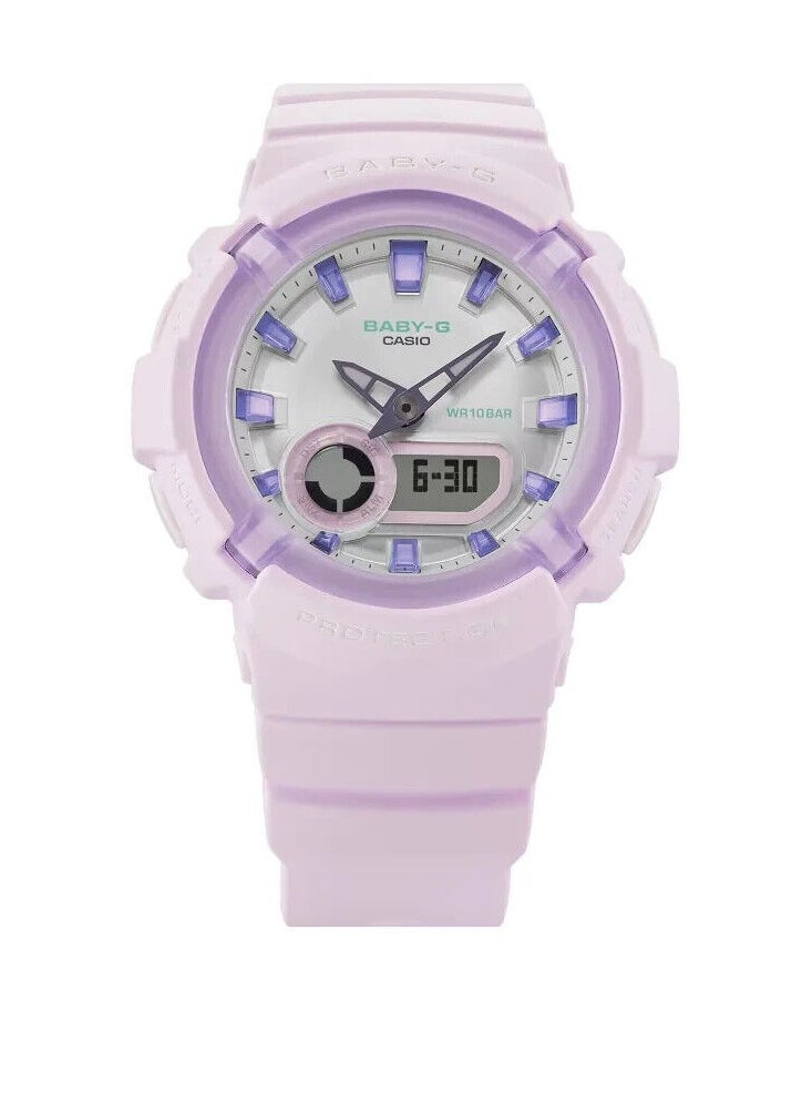 CASIO - Casio Baby-G Analog-Digital Purple Women Watch BGA-280SW-6ADR - Image 1
