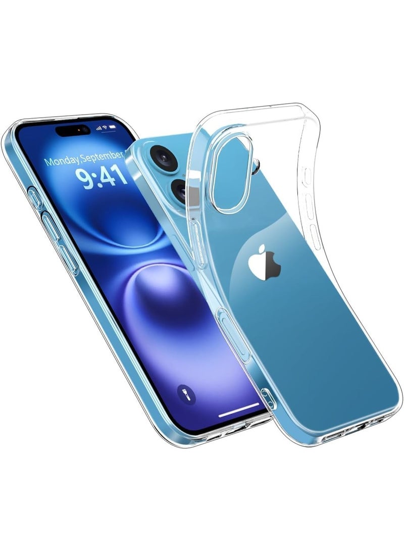 2mm Clear Case Compatible with iPhone 16 6.1 - Image 1