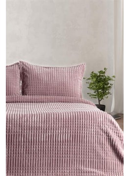 MERINOS Modern Line 3 Piece Double Blanket Set Powder  - Image 1