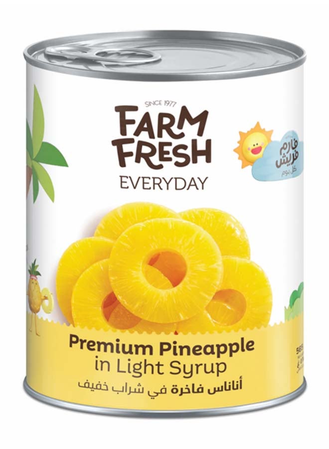 Farm Fresh Pineapple Slices In Light Syrup 565g - Image 1