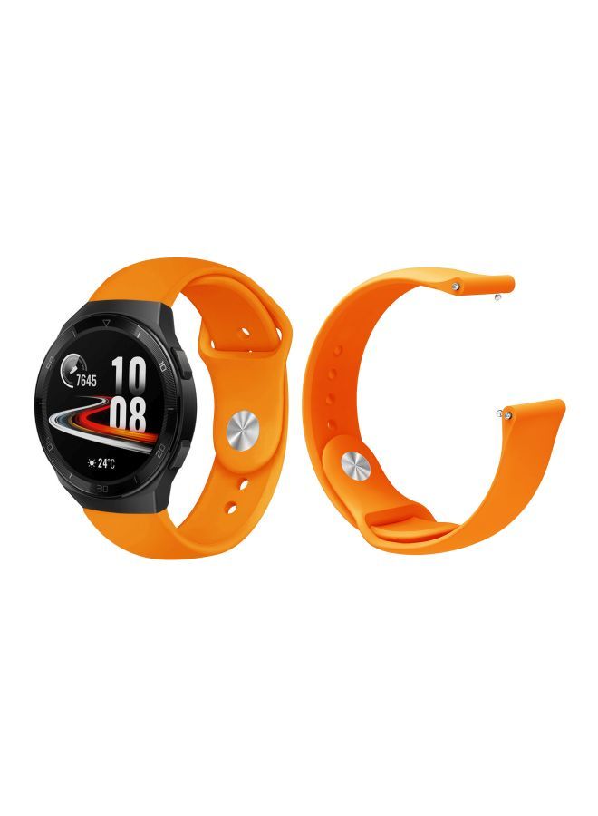NIBEMINENT Replacement Band For Huawei Watch GT 2e - 46mm Orange - Image 3