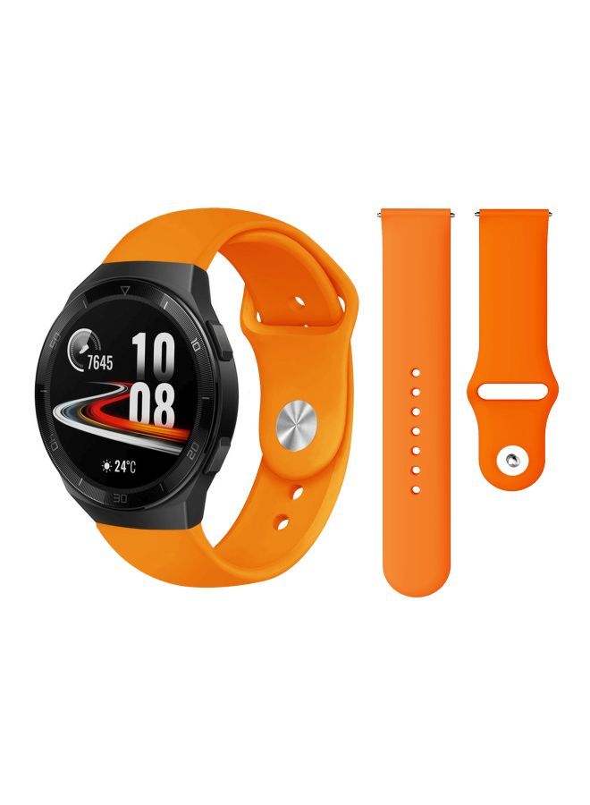 NIBEMINENT Replacement Band For Huawei Watch GT 2e - 46mm Orange - Image 2