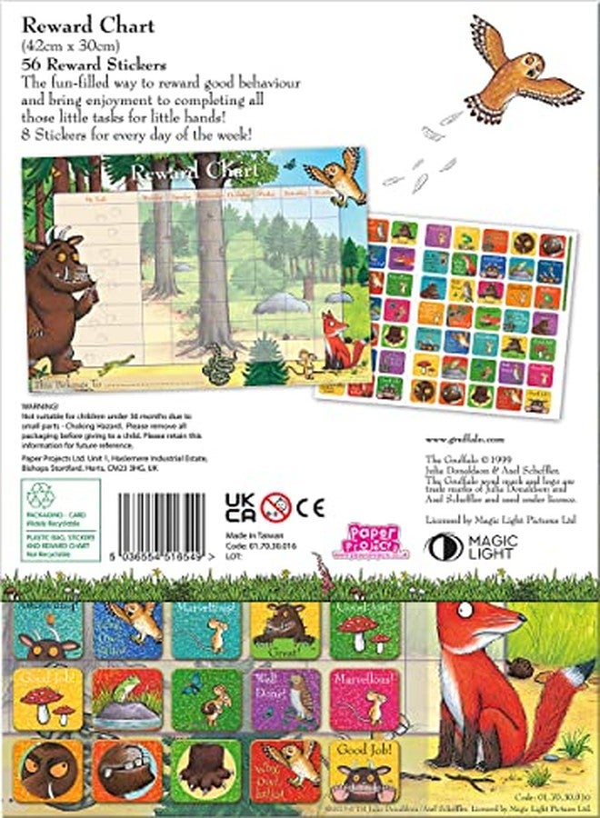 Paper Projects 01.70.30.016 The Gruffalo Reward Chart and Sparkly Stickers - Image 4