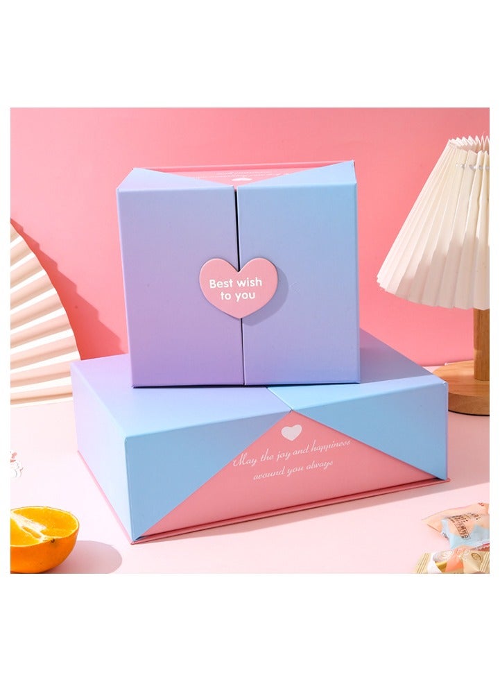 Gift Box with Magnetic Closure,Gift Box for Birthday Party Wedding Festival Anniversary - Image 1