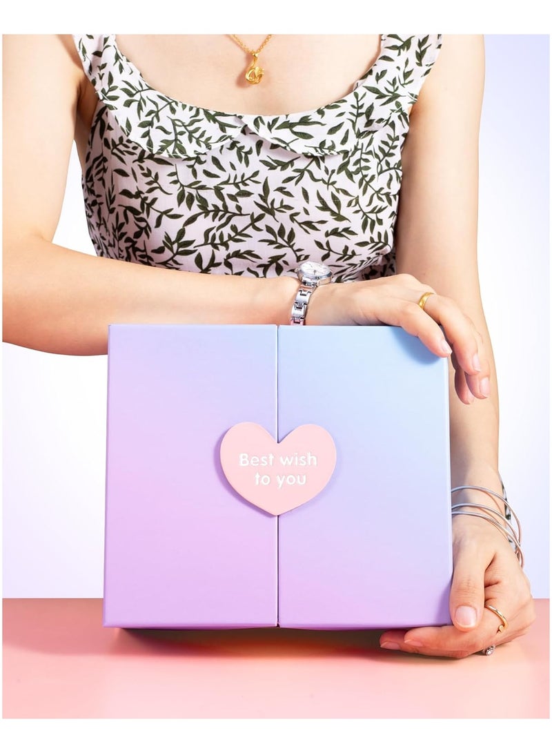 Gift Box with Magnetic Closure,Gift Box for Birthday Party Wedding Festival Anniversary - Image 4