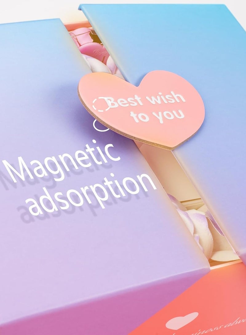 Gift Box with Magnetic Closure,Gift Box for Birthday Party Wedding Festival Anniversary - Image 5