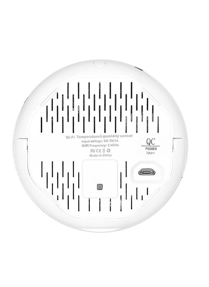 UanTii - UanTii Tuya Smart Temperature Humidity Sensor Wifi Indoor Hygrometer Thermometer With LCD Display Support Google Home Alexa - Image 1