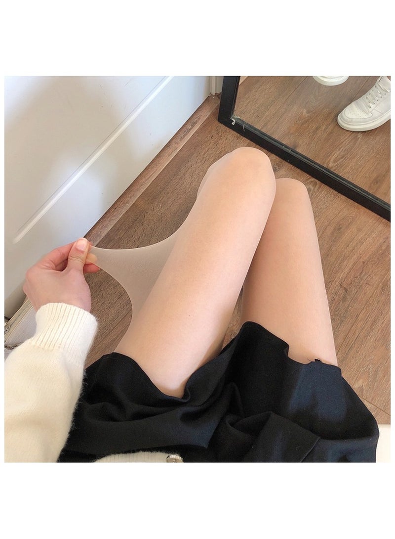 Fashionable Women's Stockings 15D ultra-thin Solid Color Tight Fitting Pantyhose