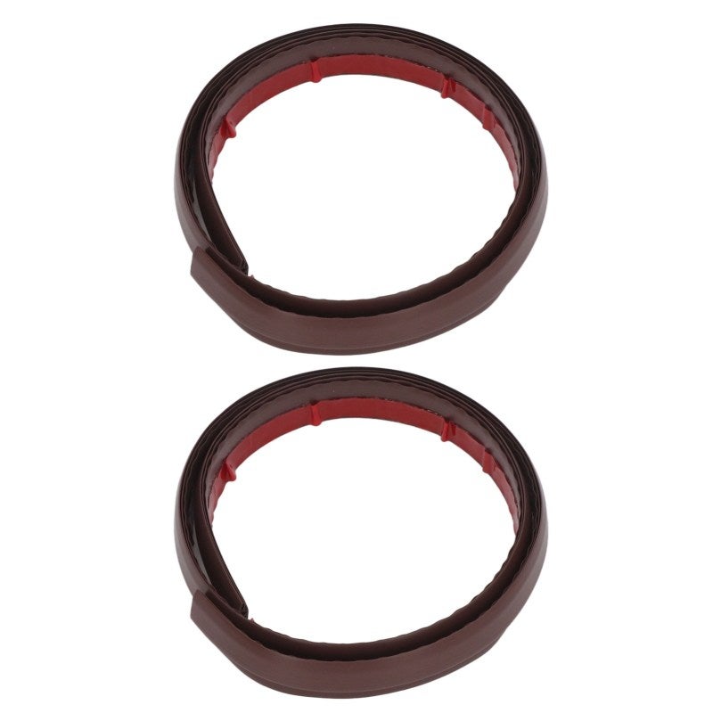 Door Seal Strip: 1In Gap Fit, TPVC Material, 2Pcs Pack - Reliable Cold Heat Noise Blocking, Good Sealing Bug Rat Prevention for Door Seams, Home Indoor Outdoor Use - Image 1