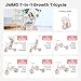JMMD Baby Tricycle 7in1 Foldable Kids Trike with Adjustable Parent Handle Safety Harness Wheel Brakes Removable Canopy Stroll Trike for Boys Girls Ages 18 Months5 Years Pink - Image 4