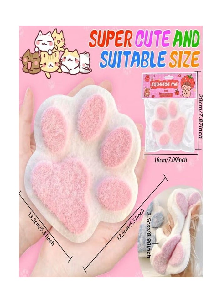 ألعاب إسفنجية على شكل مخلب قطة كبيرة إسفنجية للأطفال والكبار، ألعاب ضغط على شكل مخلب قطة ناعمة للتوتر وتخفيف القلق - Image 2