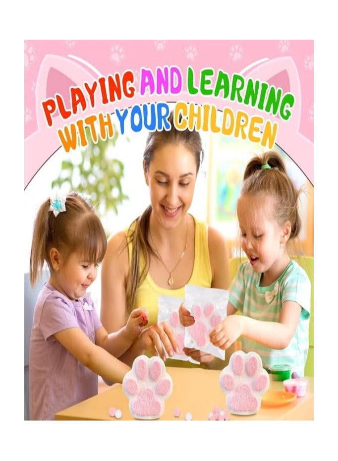 ألعاب إسفنجية على شكل مخلب قطة كبيرة إسفنجية للأطفال والكبار، ألعاب ضغط على شكل مخلب قطة ناعمة للتوتر وتخفيف القلق - Image 3