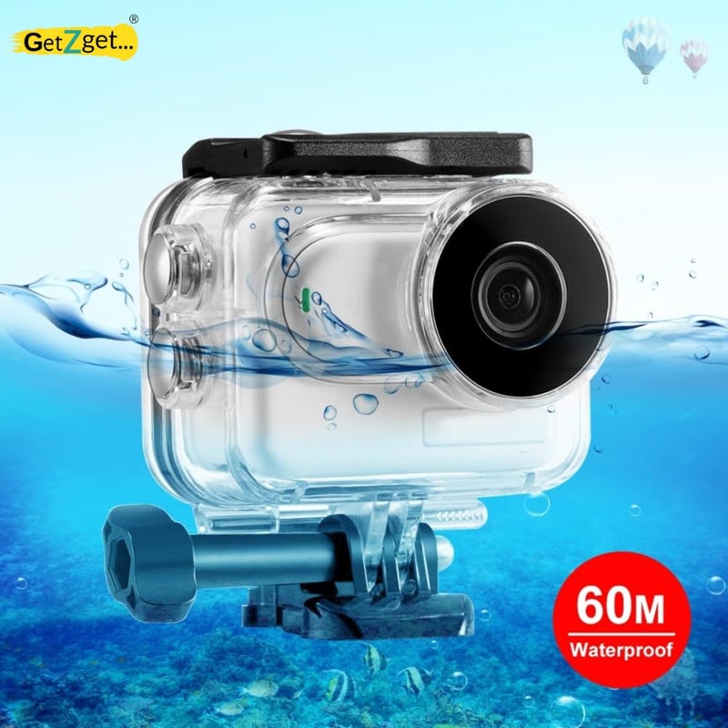 GetZget® Underwater Waterproof Dive Case Compatible with Insta360 Go 3 Protective Housing Accessories - Image 2
